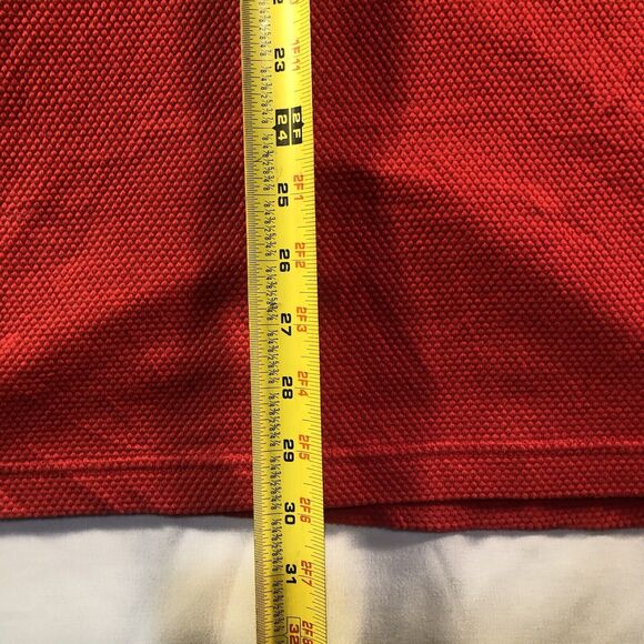 Nike Ohio State Polo Shirt Men's L Red Vintage Team Apparel Embroidered - Picture 10 of 12